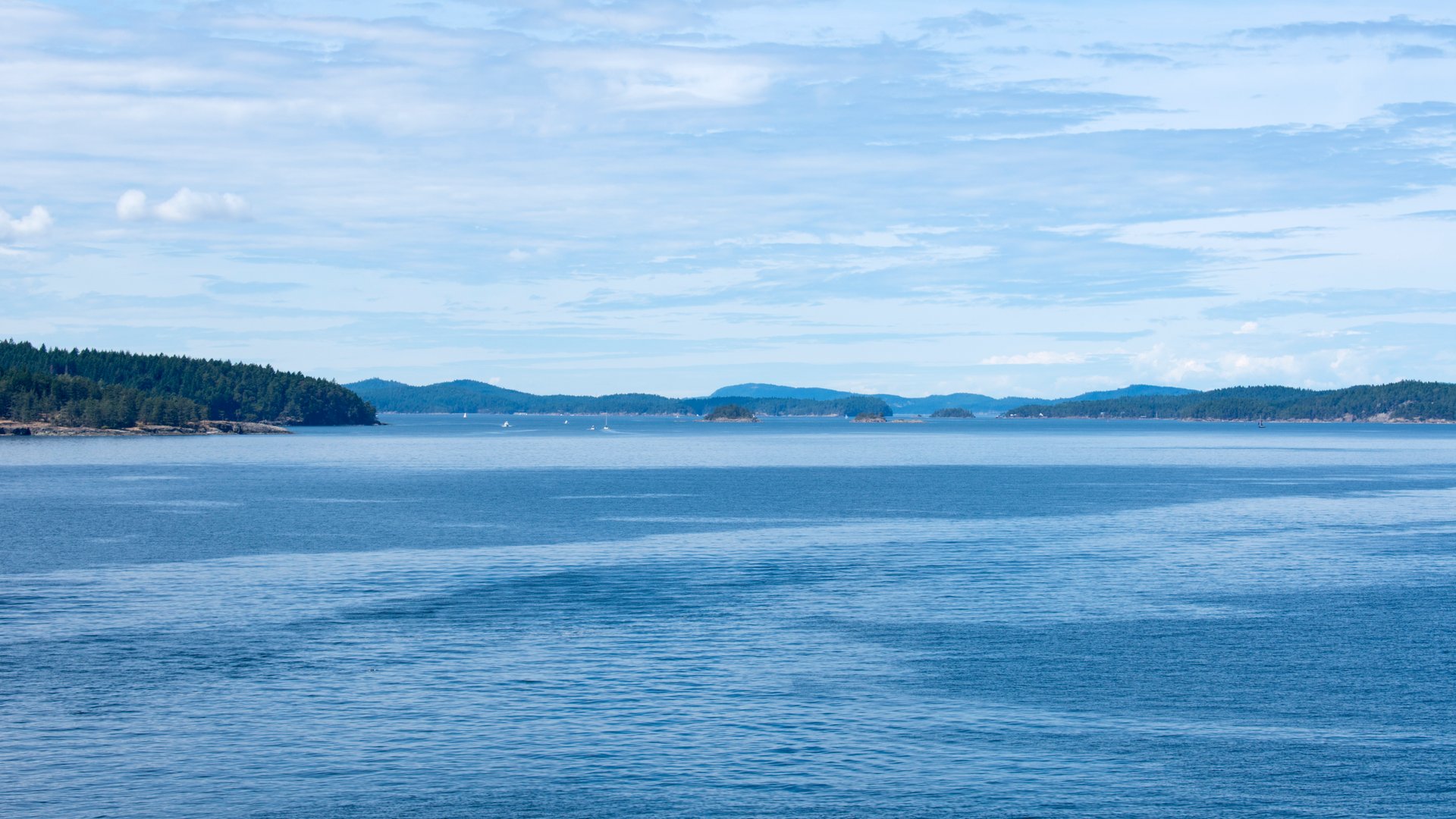 Gulf Islands ferry view